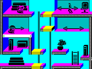 Impossible Mission II screenshot 3 for ZX Spectrum